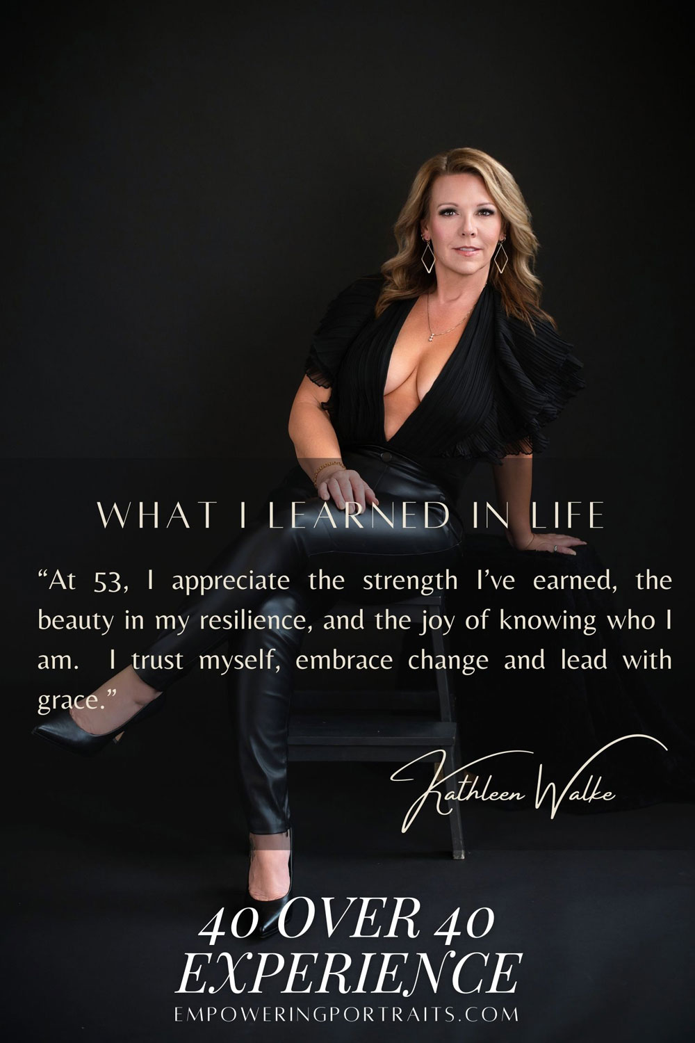 40 Over 40 Experience   Empowering Portraits
