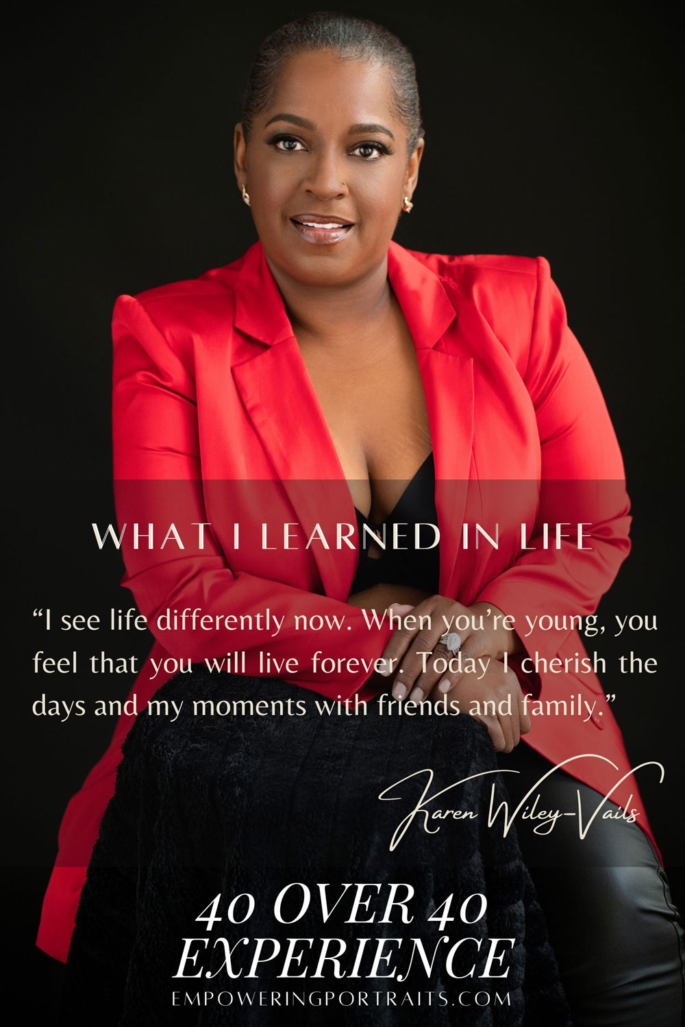 40 Over 40 Experience   Empowering Portraits