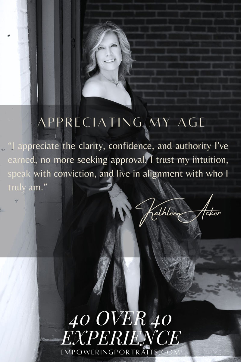 40 Over 40 Experience   Empowering Portraits