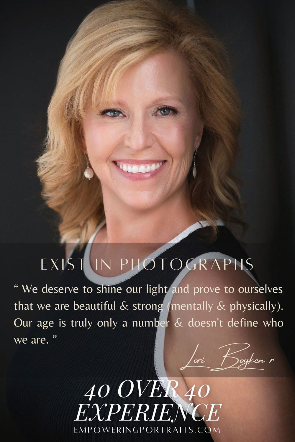 40 Over 40 Experience   Empowering Portraits