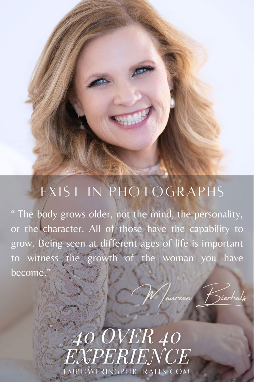 40 Over 40 Experience   Empowering Portraits